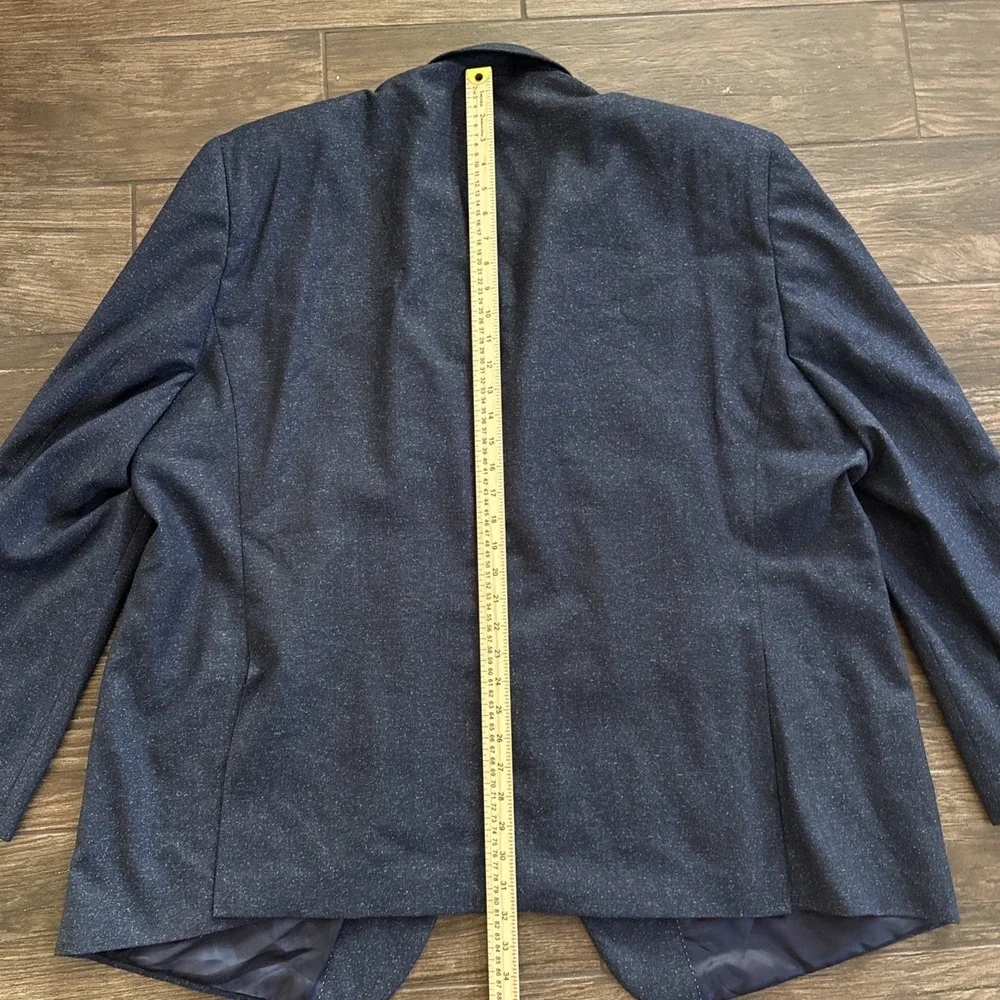 Jack Victor Sport Coat Men 54R Heather Navy Blue Wool Silk Luxor Blazer  Canada